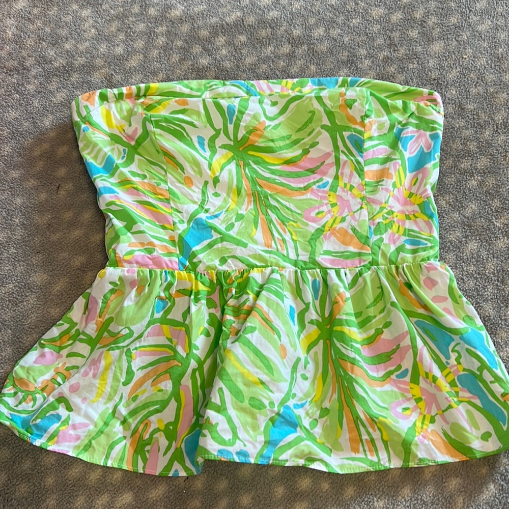 Lilly Pulitzer Strapless top